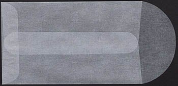 Glassine Open End Center Seam Envelope 2-1/2 x 4-1/4 - 1000