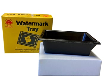 Stamp Watermark Tray - Flat