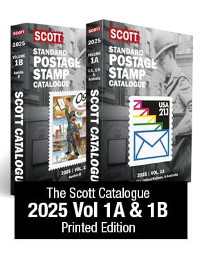 2025 Scott Standard Catalogue Volume 1 (U.S. & Countries A-B)