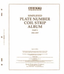 Scott Plate Number Coils 1981-1997