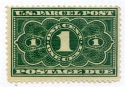 U.S. #JQ1 1c Parcel Post Due - Mint