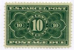 U.S. #JQ4 10c Parcel Post Due - Mint