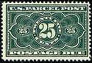 U.S. #JQ5 25c Parcel Post Due - Mint