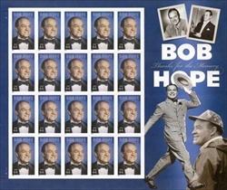 U.S.  #4406 Bob Hope, Pane of 20