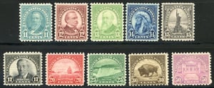 U.S. #692-701  Rotary Press Regular Issues of 1931 MNH