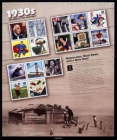 U.S.  #3185 Celebrate the Century 1930s Pane