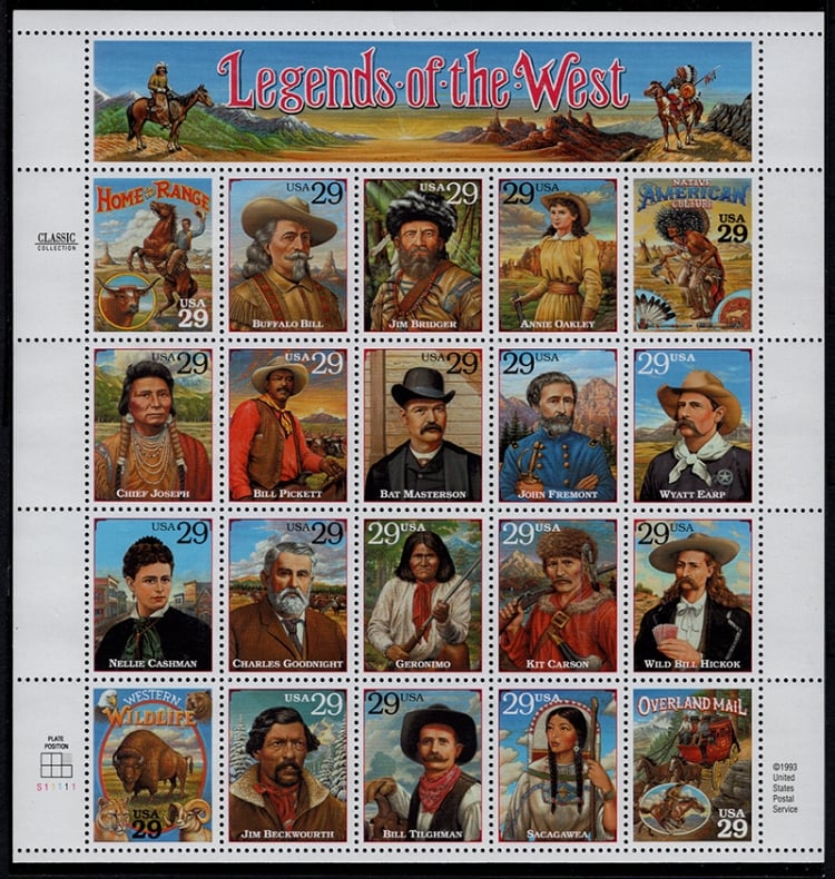 U.S. #2870 Legends of the West (Recalled) MNH - iHobb