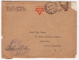 American YMCA AEF Censored Cover