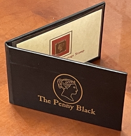 Great Britain #1 Penny Black in Presentation Folder