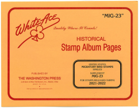 White Ace Duck Stamps 2021-2022 - MIG23