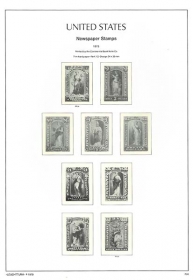 U.S. Official & Newspaper 1865-1911 Hingeless - 338144