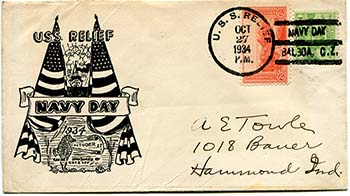 U.S.S. Relief Navy Day 1934