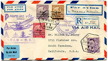 F14-15A Macau - Manila 1937