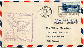 Seattle - Vancouver 1935