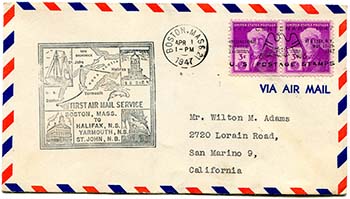 FAM 21 Boston - Halifax 1947