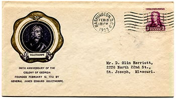 U.S. #726 FDC