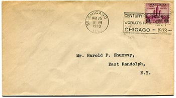 U.S. #729 FDC