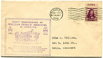 U.S. #724 FDC