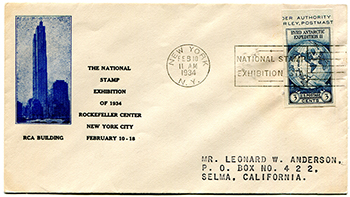 U.S. #735a FDC