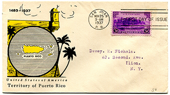 U.S. #801 FDC