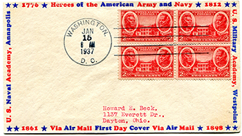 U.S. #786 block FDC