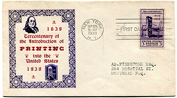 U.S. #857 FDC