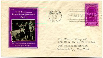 U.S. #854 FDC