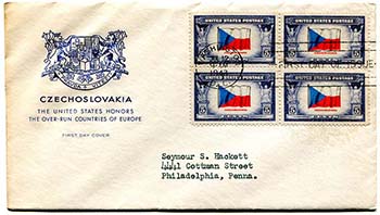 U.S. #910 block FDC