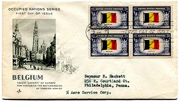 U.S. #914 block FDC