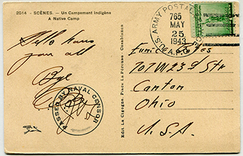 Soldiers Mail - Censored Cover 1943