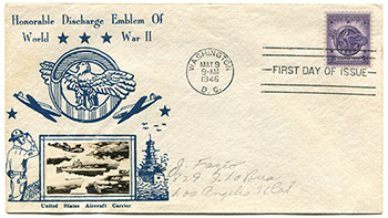 U.S. #940 Veterans Day FDC