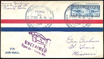 U.S. #C7 On Cover