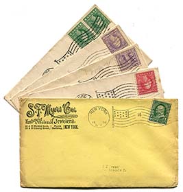 U.S. Flag Cancels on covers