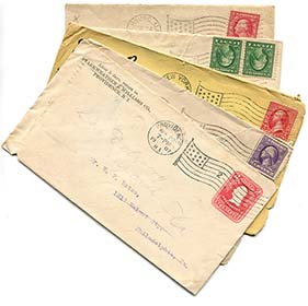 U.S. Flag Cancels on covers