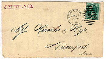 U.S. #207 on Cover