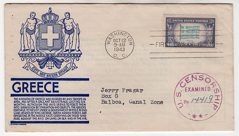U.S. #913 Netherlands FDC