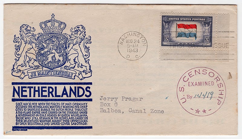 U.S. #910 Czechoslovakia FDC