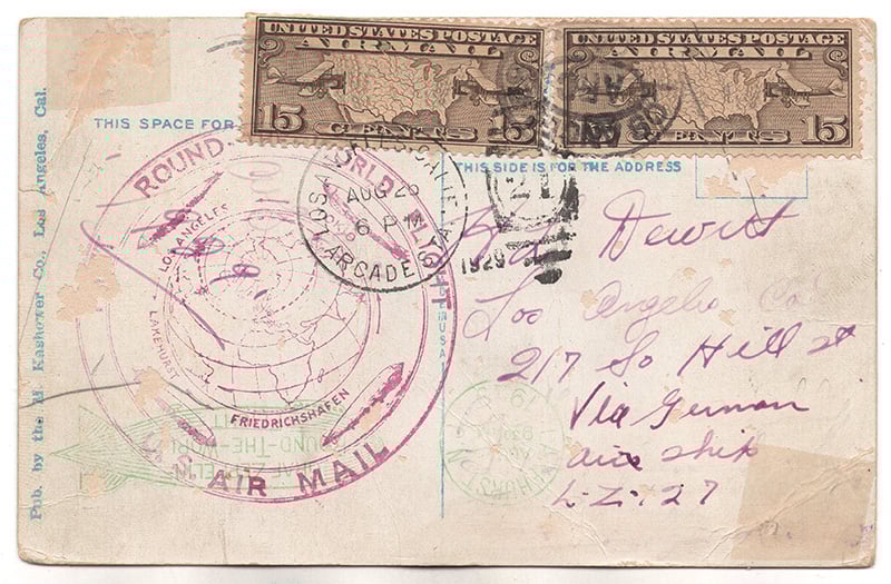 Graf Zephlin ROUND THE WORLD FLIGHT Cover