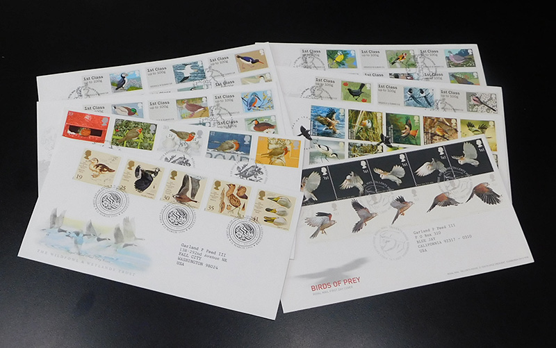Great Britain Bird Topicals FDC 8