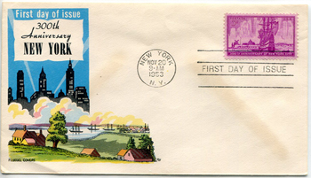 U.S. #1027 Fluegel Cachet FDC