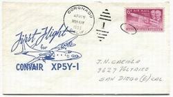 Convair XP5Y-1 First Flight