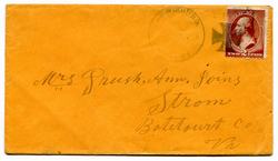 U.S. #210 with Lewisburg, W.VA. Fancy Cancel 1884