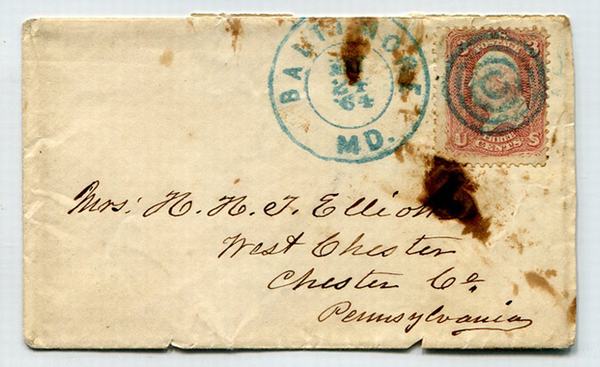 U.S. #65 on Baltimore cover
