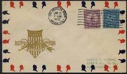 U.S. #718-19 w/Gorham Cachet