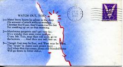 Watch Out, Tojo! - Weigand Cachet