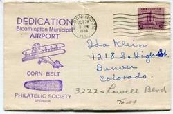 Bloomington Air Port Dedication