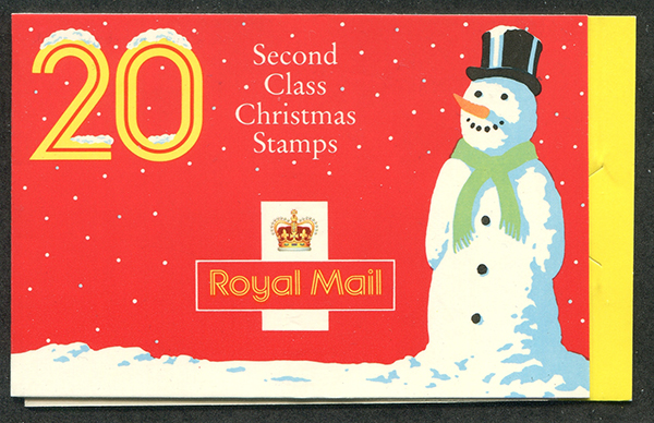 Great Britain #BK836 - Christmas Snowman  #MH1340a