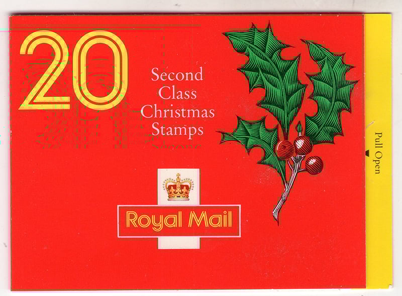 Great Britain #BK846 - Christmas, Holly Design