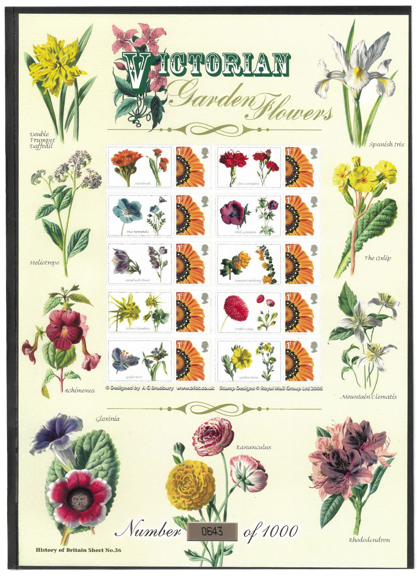 Great Britain  Garden Sheet