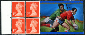 Great Britain #HB18 Hong Kong Booklet Pane